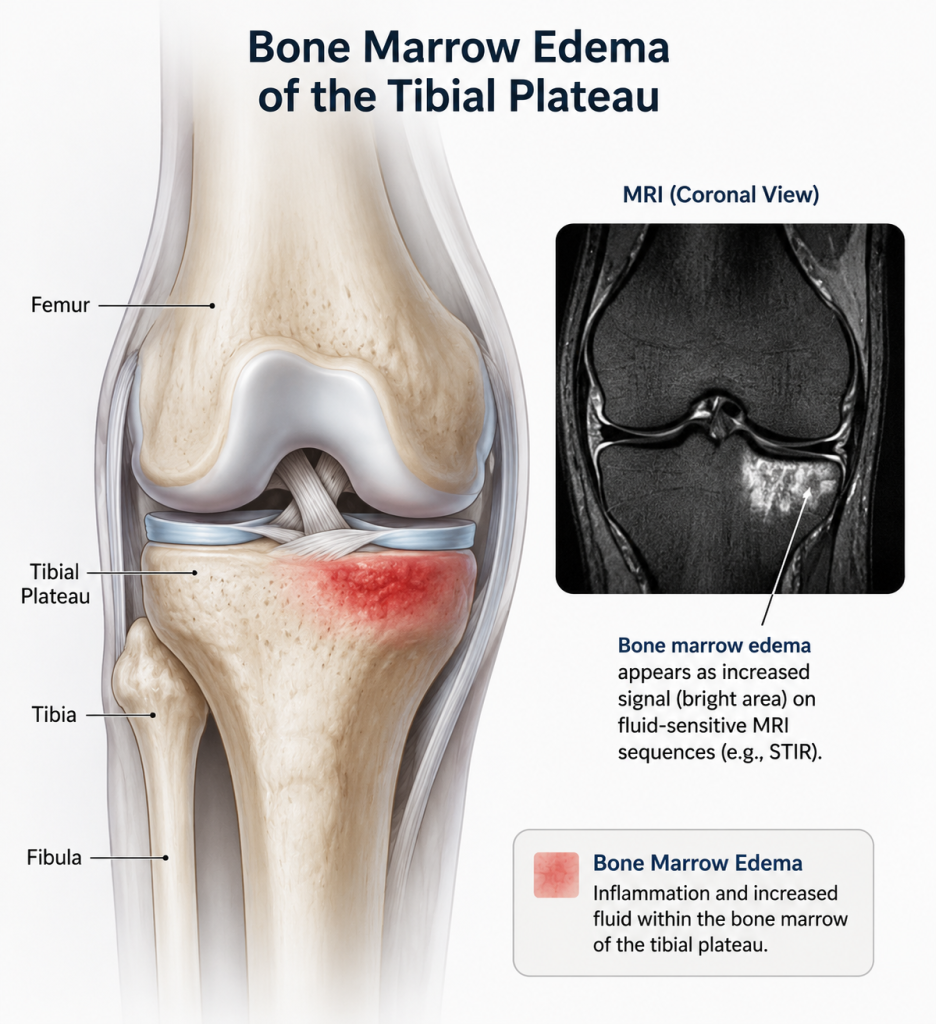 Bone Marrow Edema in the Tibial Plateau